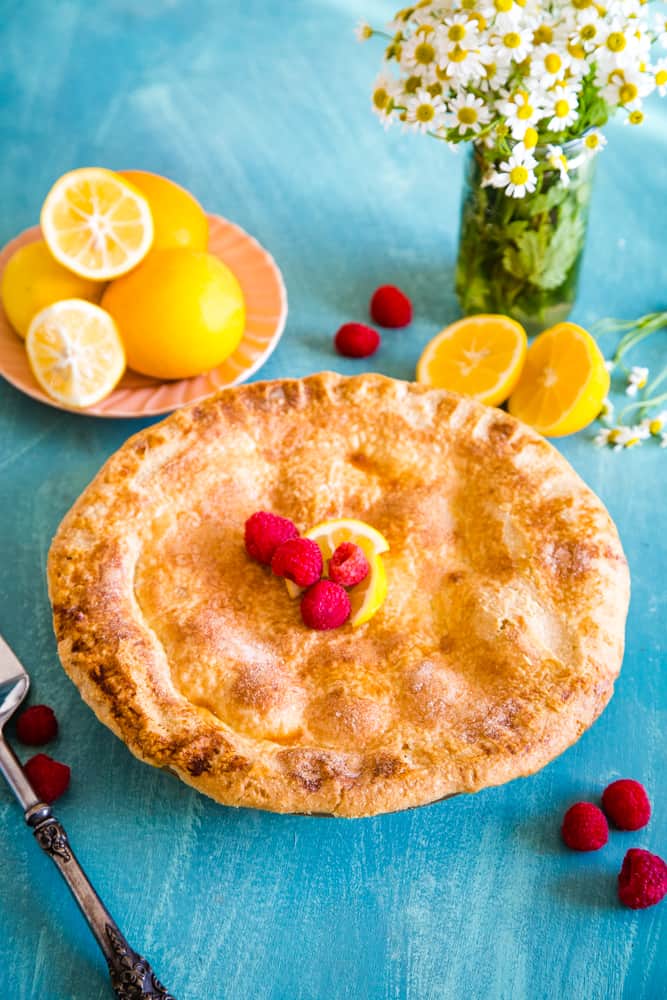 Lemon-Raspberry Pie Recipe 