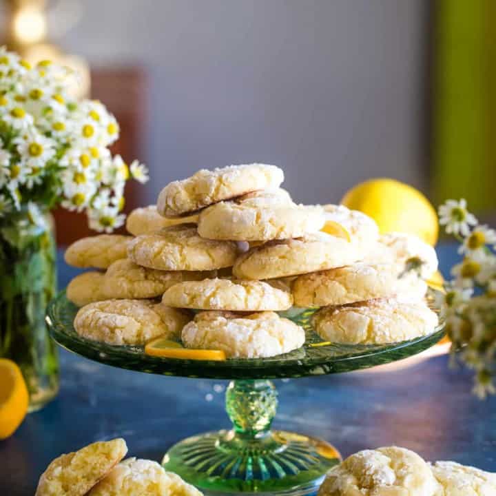 Lemon Bar Cookies - The Seaside Baker