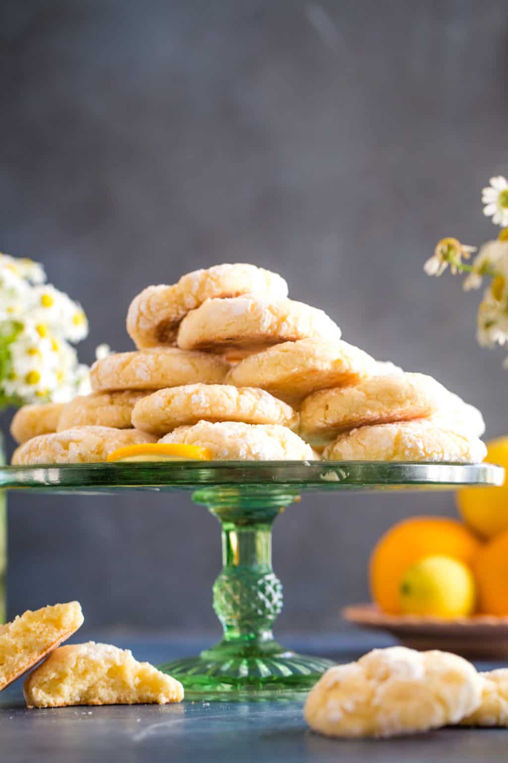 Lemon Bar Cookies - The Seaside Baker