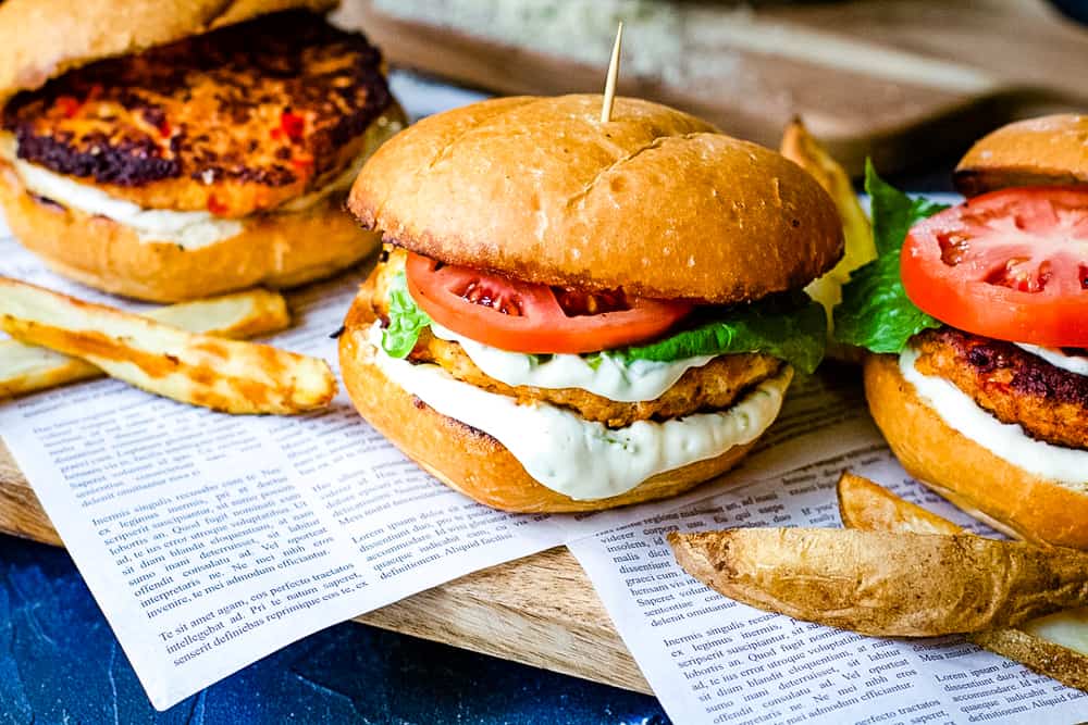 Our Favorite Salmon Burgers - Chelsea's Messy Apron