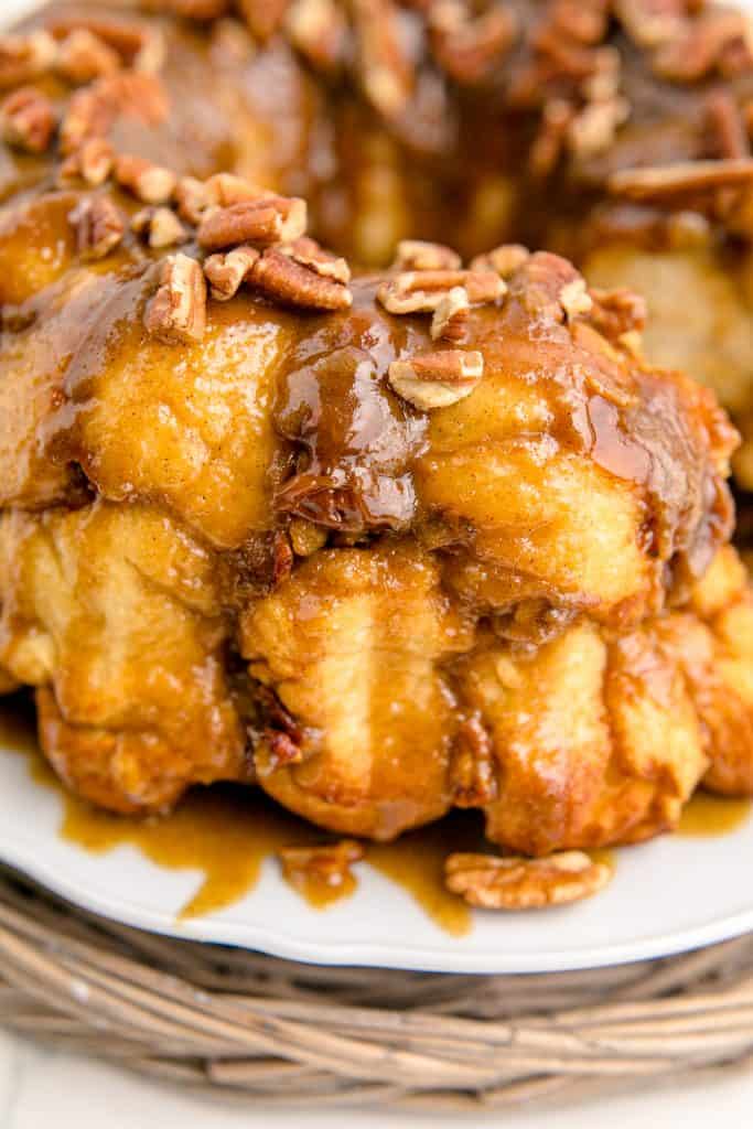 close up shot of monkey bread