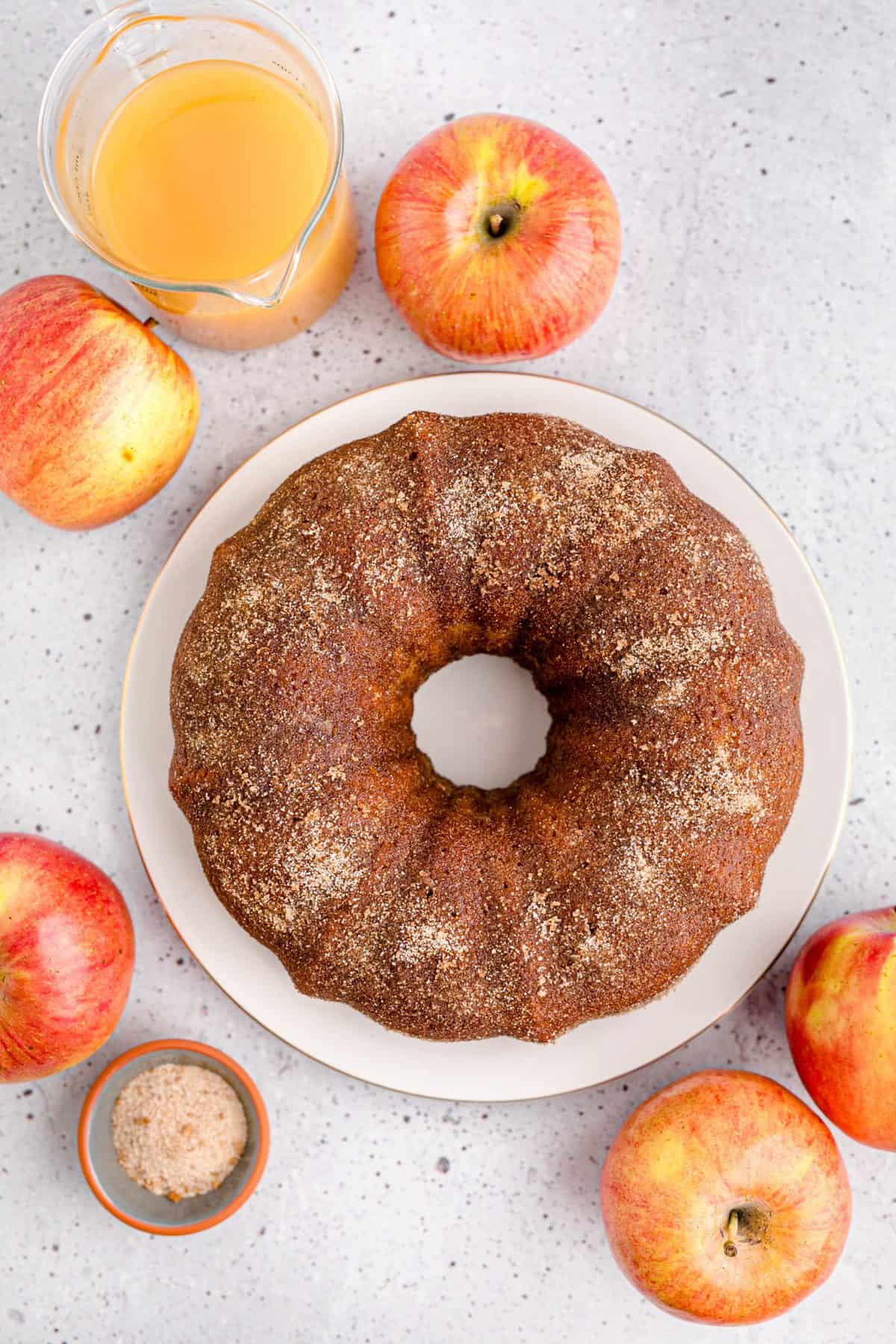 Apple Cider Doughnut Bundt Cake