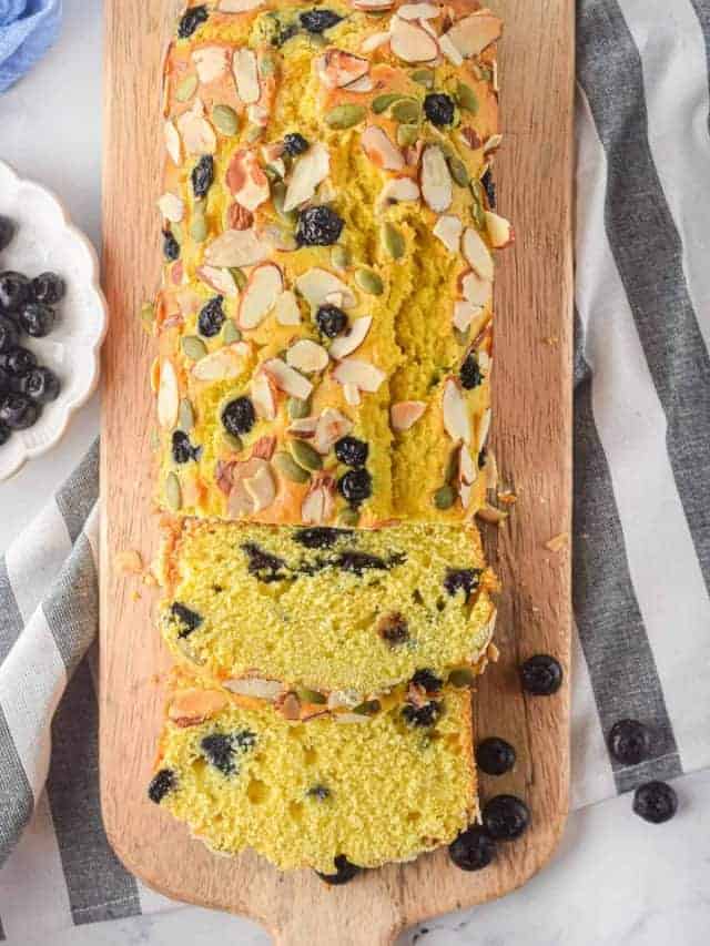 Pumpkin Blueberry Bread Story