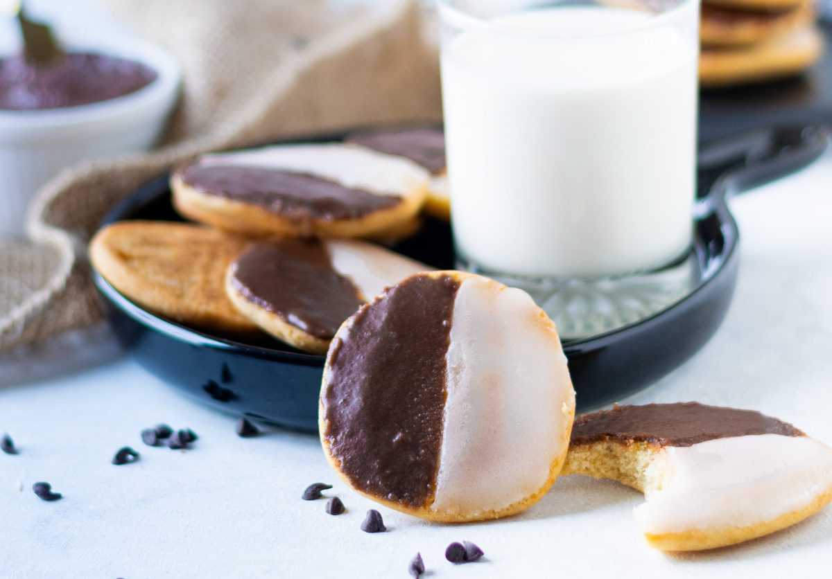 Black and White Cookies - The Seaside Baker