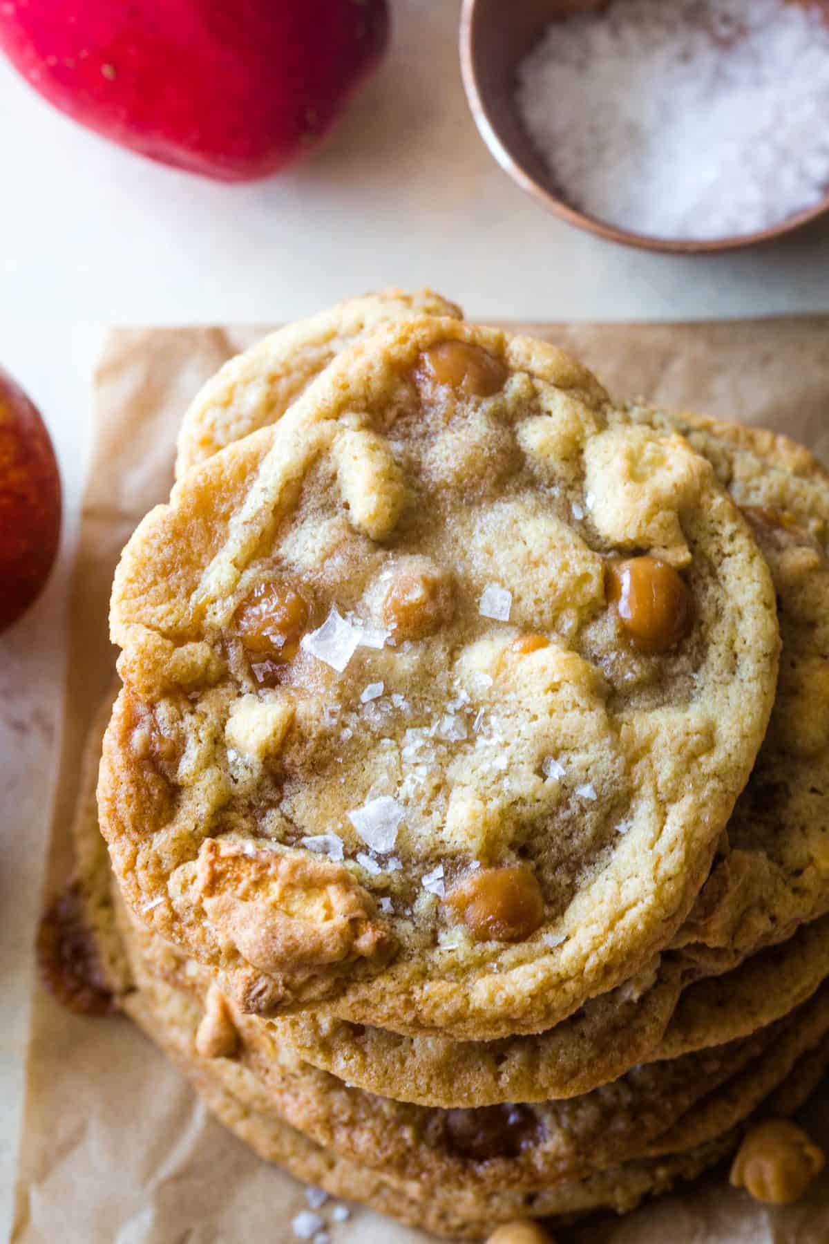 Caramel Apple Cookies The Seaside Baker