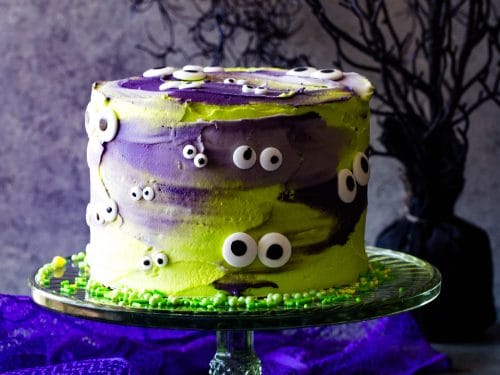 Ghastly Pink Halloween Cake – Freed's Bakery