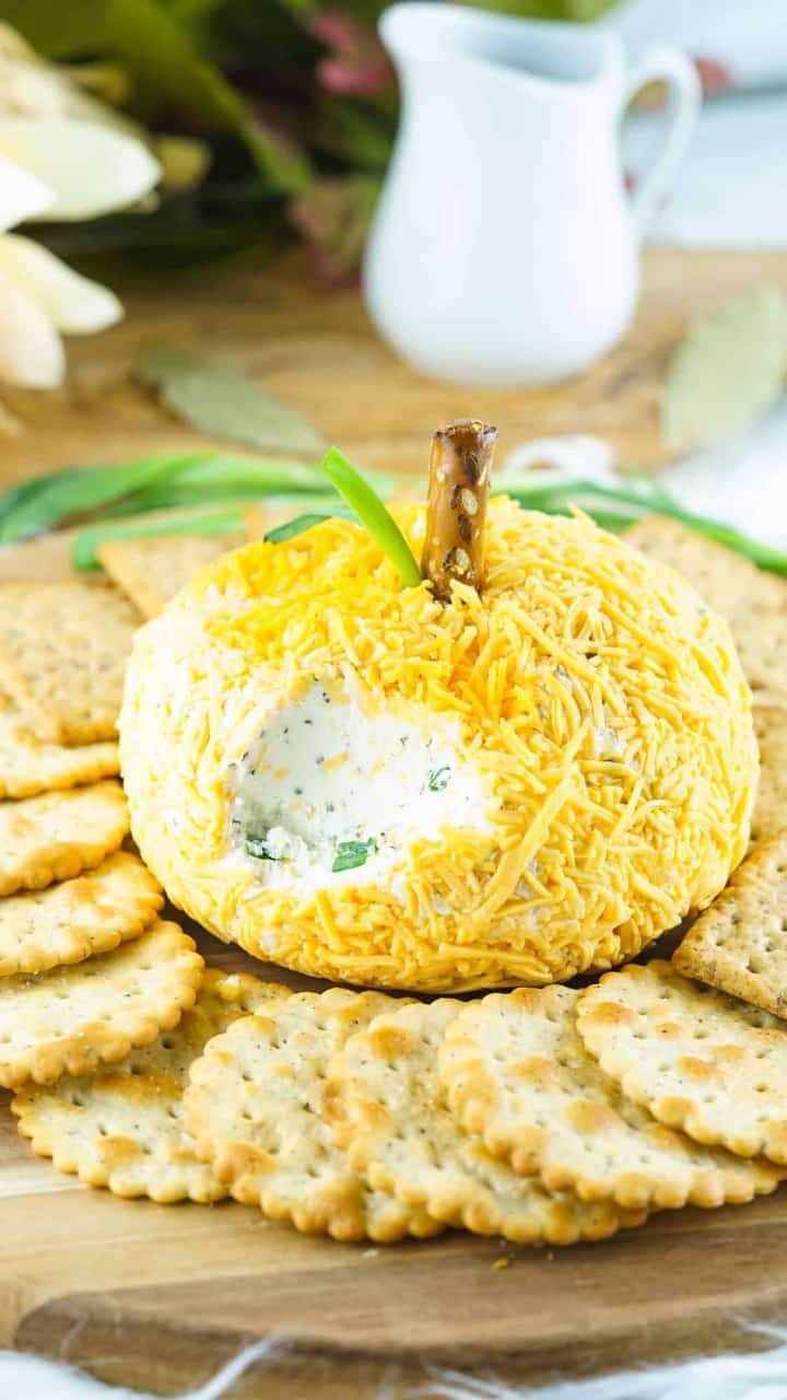 Pumpkin Cheese Ball - The Seaside Baker