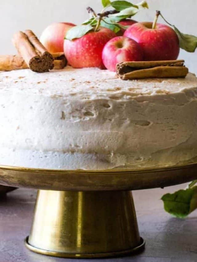 Layered Apple Cider Frosted Cake Story