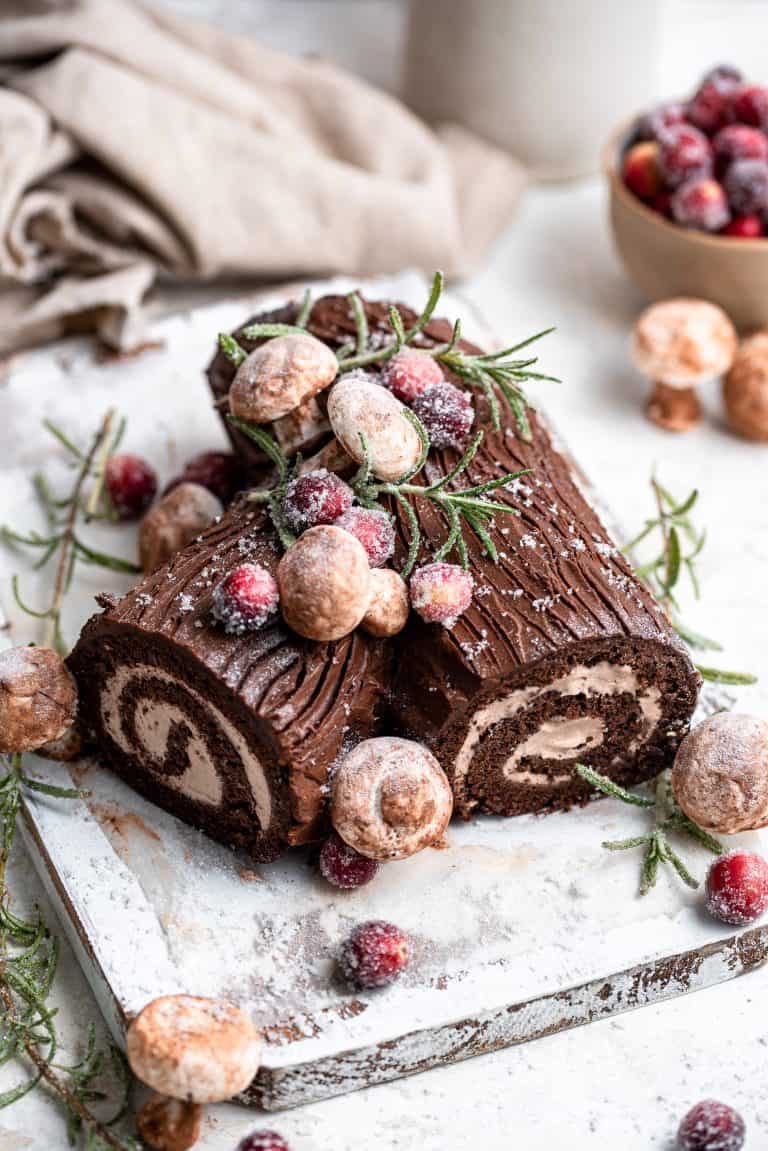 Yule Log Cake The Seaside Baker