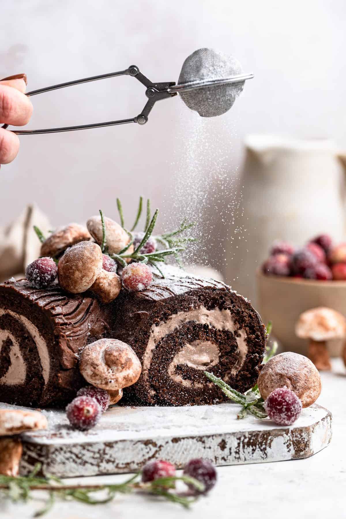 Yule Log Cake The Seaside Baker