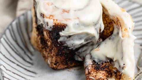 Hot Cocoa Cinnamon Rolls Marshmallow Frosting - The Seaside Baker