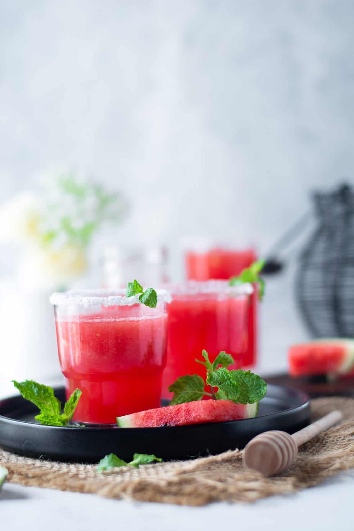 Watermelon Margarita Recipe - The Seaside Baker