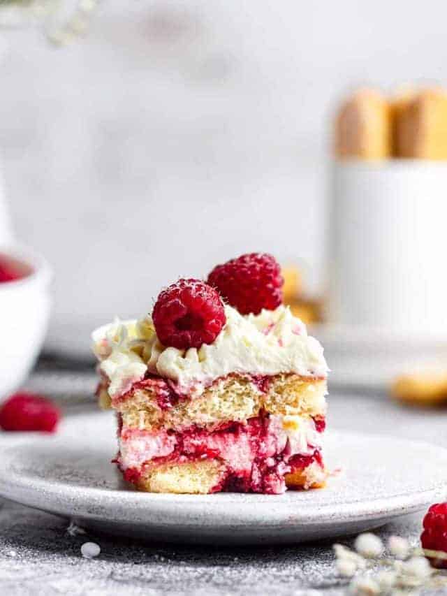 Raspberry Amaretto Tiramisu Story