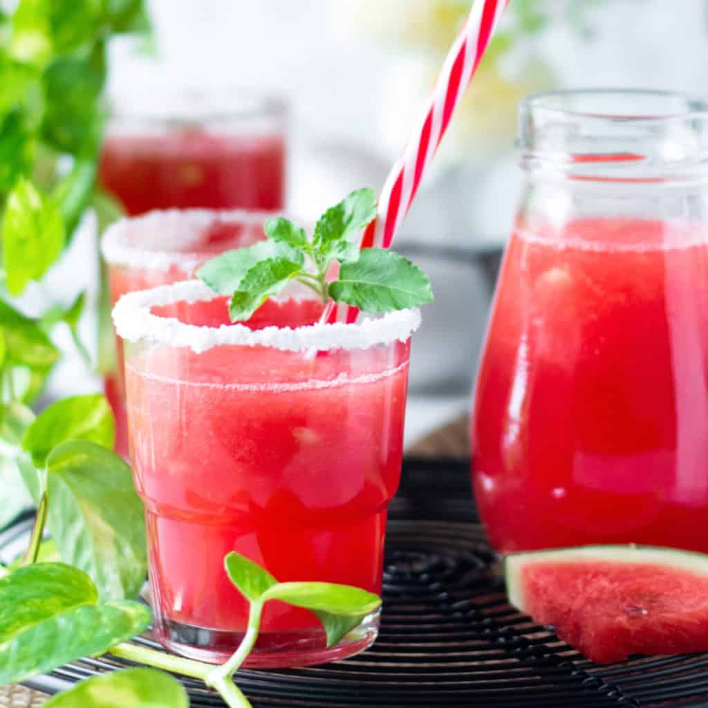 Watermelon Margarita Recipe - The Seaside Baker