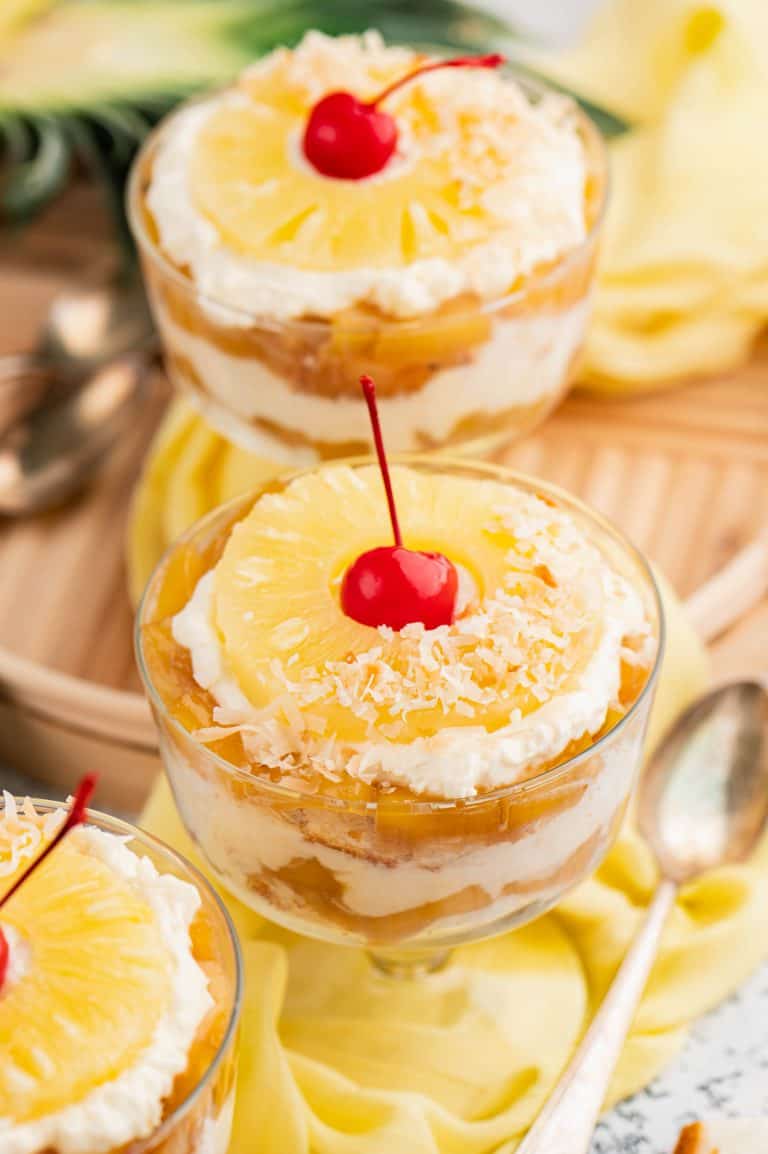 Pineapple Upside Down Cheesecake Trifle The Seaside Baker