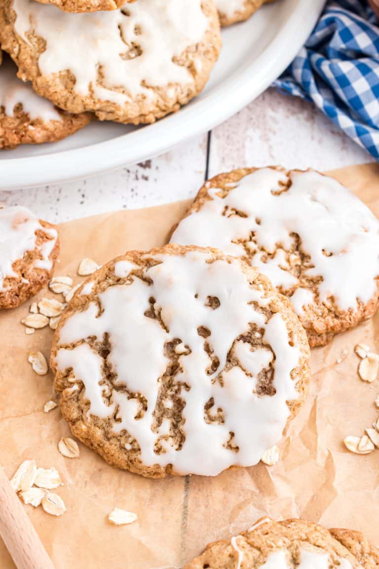 Old Fashioned Iced Oatmeal Cookie Recipe The Seaside Baker