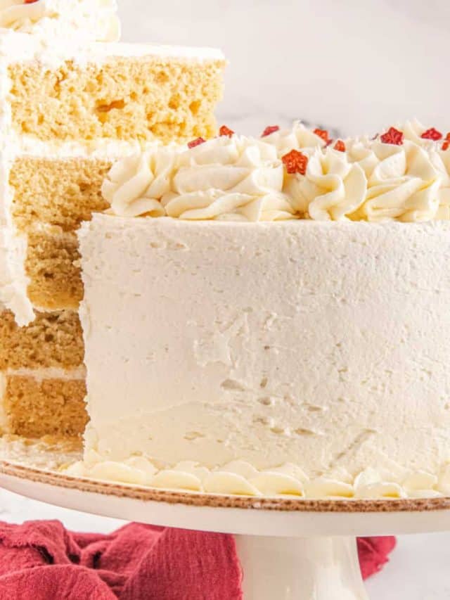 Maple Syrup Layer Cake Story