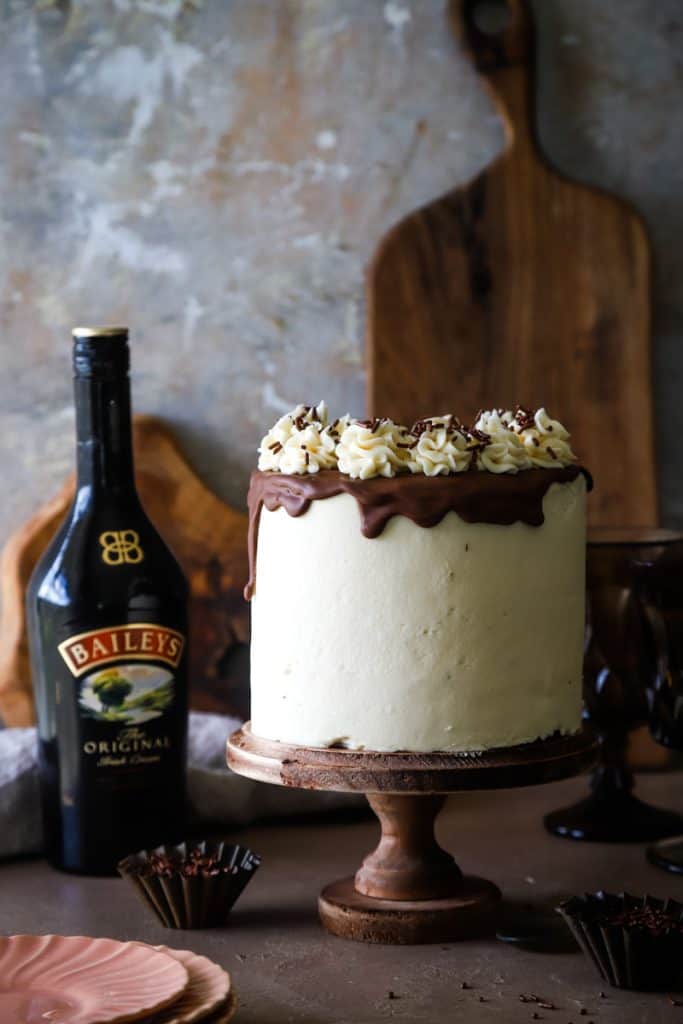 Baileys Irish Cream Chocolate Layer Cake Recipe - The Seaside Baker