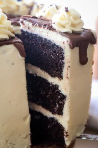 Baileys Irish Cream Chocolate Layer Cake Recipe - The Seaside Baker