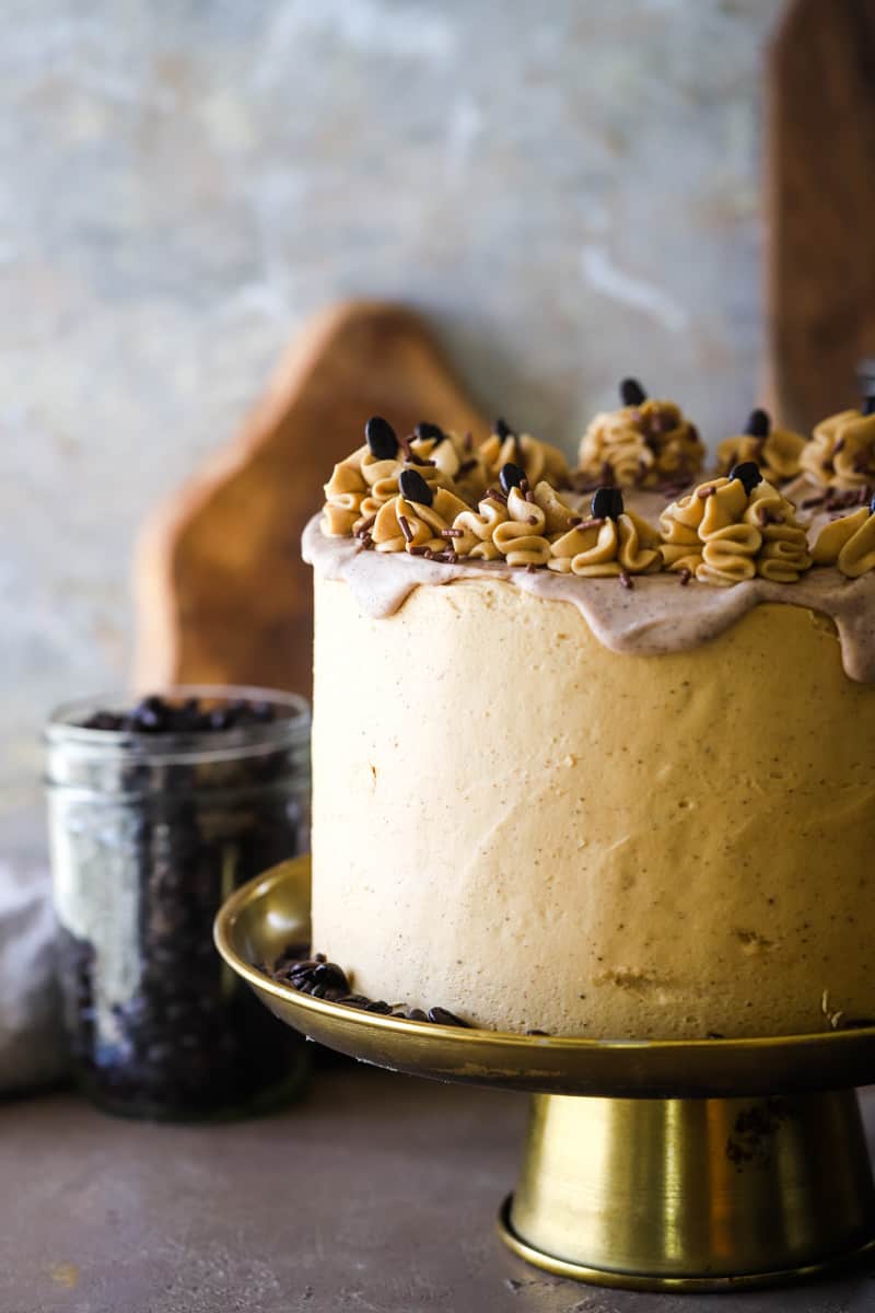 High Altitude Coffee Layer Cake - Curly Girl Kitchen