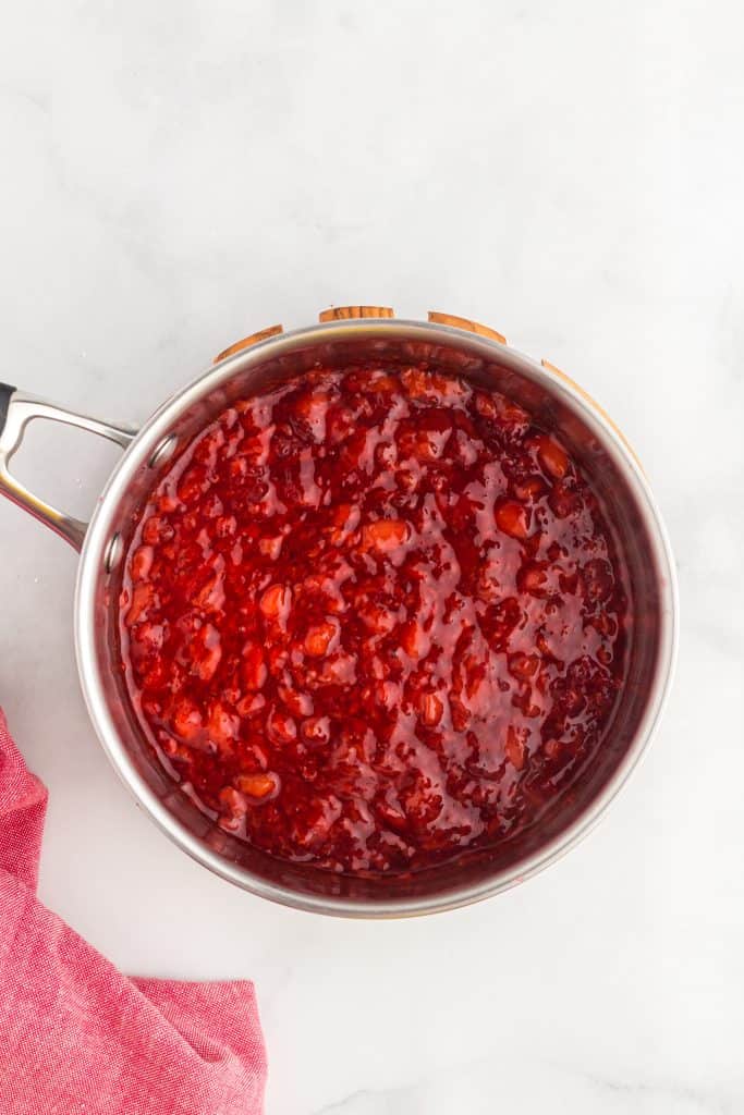 How To Make An Easy Strawberry Cake Filling Recipe The Seaside Baker