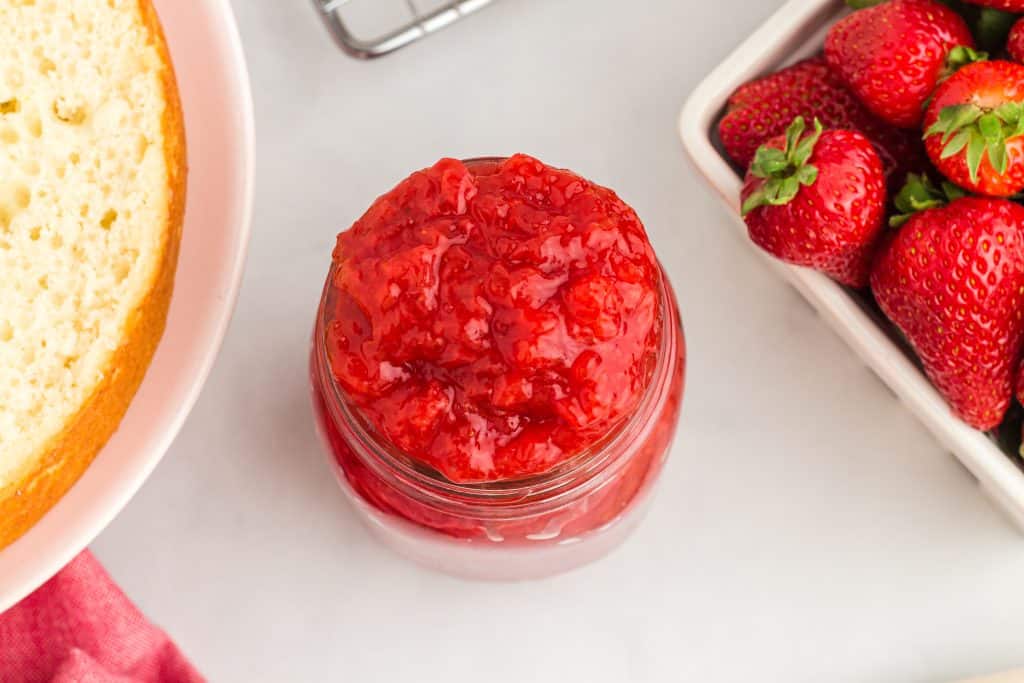 How To Make An Easy Strawberry Cake Filling Recipe The Seaside Baker