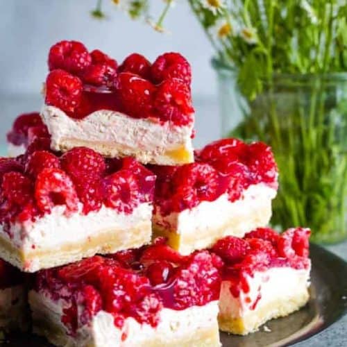 Raspberry Cream Cheese Bars The Seaside Baker
