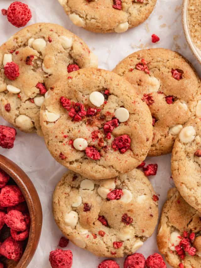 Raspberry Cheesecake Cookies Story