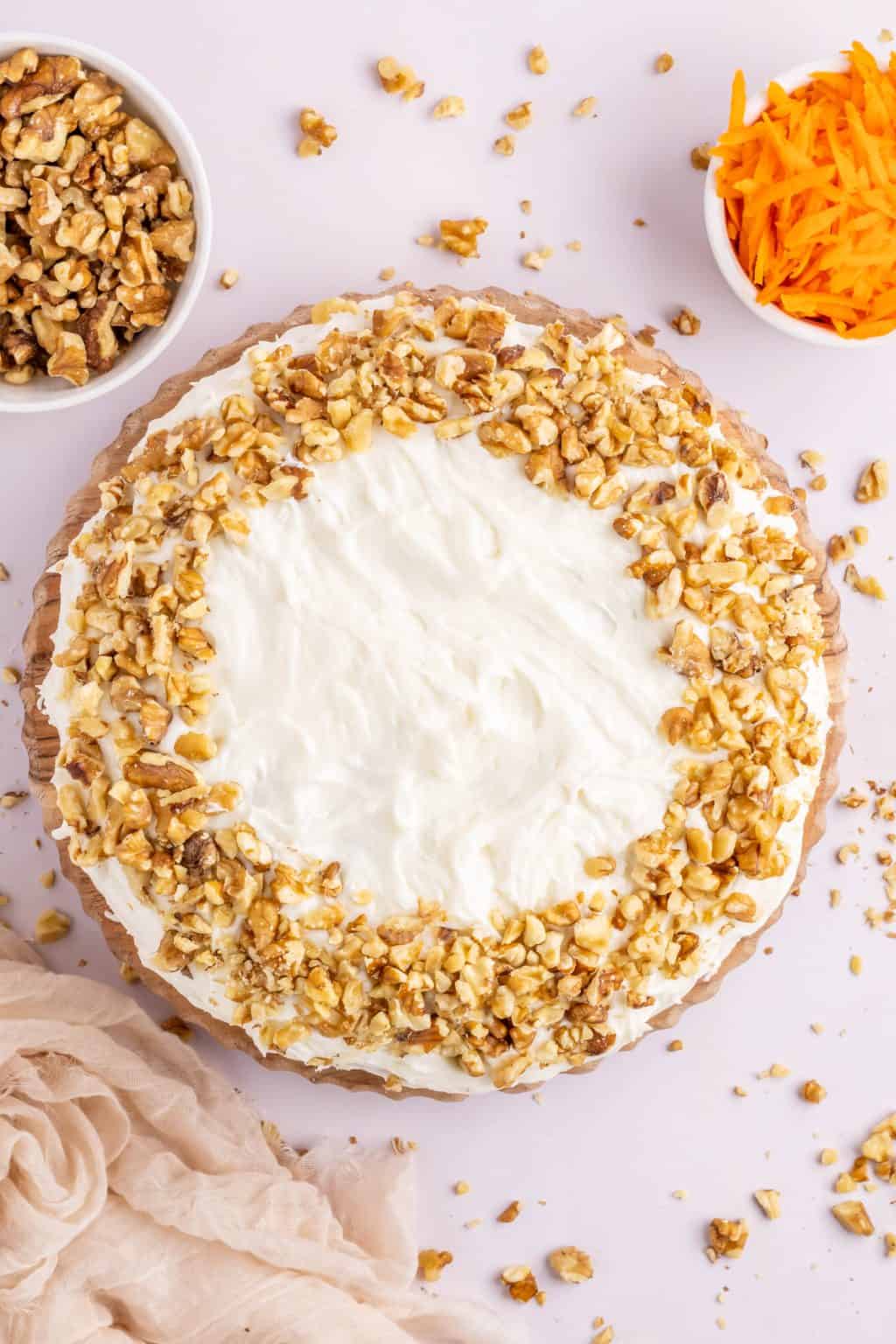 Easy One Bowl Carrot Cake Recipe + Cream Cheese Frosting The Seaside Baker